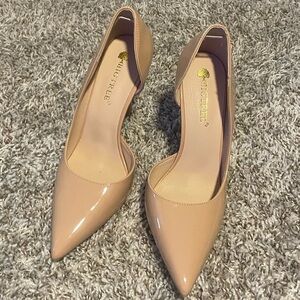 Classic Tan Stiletto Heels with Pointed Toe
